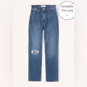 Abercrombie & Fitch Ultra High Rise Ankle Straight Jean Size 26